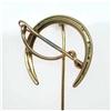 Image 1 :  Platinum and gold Horseshoe Stick Pin #1149232