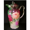 Image 1 : ANTIQUE HAND PAINTED GILT ROSES CHOCOLATE POT  #1149325