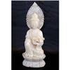 Image 1 : CHINESE WHITE JADE SEATED BUDDHA - TANG DYNASTY#1165068