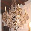 Image 1 : Bronze and Crystal Chandelier #1165264