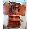 Image 1 : Double Bonnet Mahogany Secretary #1165386