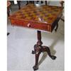 Image 1 : Chess/Backgammon Pedestal Table #1165414