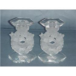 Lalique Canclesticks SKU 5662 #1165507