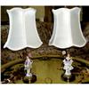 Image 1 :  Porcelain & Gilt Figural Lamps  #1165532
