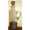 Image 1 : Repousse Silver Acid Etched Crystal Decanter #1165649