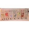 Image 1 : Vintage Libby Carousel Glasses Set of 7 #1185112