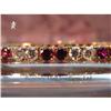 Image 1 : RHJ Cubic Zirconium & Synthetic Ruby Bracelet #1185135