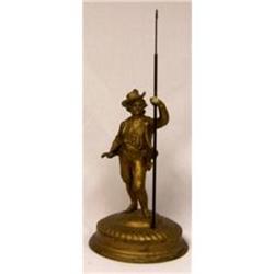 STATUE "WATCHMAN" POCKET WATCH HOLDER C.P.F. #1185372