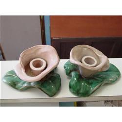 Stangl Terra Rose Candleholders #1185404