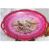 Image 1 : Pink Phesant Serving Platter Schumann Germany #1185498