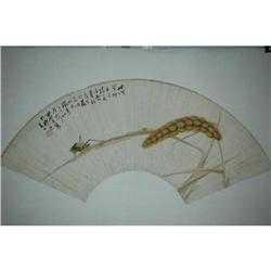 20th Century Chinese Fan Painting #1185517