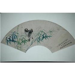 20th Century Chinese Fan Painting #1185518