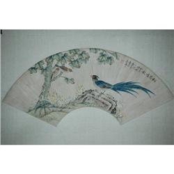 20th Century Chinese Fan Painting #1185524