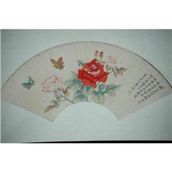 20th Century Chinese Fan Painting #1185527
