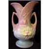 Image 1 : Hull MAGNOLIA 8-10 1/2 Pink and Blue Vase #1185789