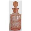 Image 1 : Pink Depression Glass Perfume Bottle no2 #1185822