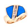 Image 1 : Turquoise and Diamond Ring #1185964