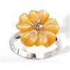 Image 1 :  Mother of Pearl and Diamond Ring #1185968