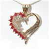 Image 1 : Ruby and Diamond Necklace #1185969
