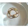 Image 1 : SIGNED ARTS & CRAFTS 14K GOLD LEAF WREATH #1186006