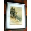 Image 1 : C.F.WHITNEY~AMERICAN LISTED~19" WATERCOLOR #1186015