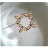 Image 1 : VINTAGE "Floating Pearl"-14K & SAPPHIRE PIN #1186037