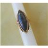 Image 1 : VINTAGE 18K Y GOLD & LAPIS RING #1186043