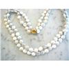 Image 1 :  DOUBLE STRAND COIN PEARLS/GEM CITRINE/14KCLASP#1186056