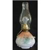 Image 1 : Lamp Table Oil Wired Hand Painted Floral #1186105