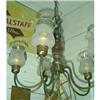 Image 1 : Chandelier 5 Arms w/ Colonial Grape Shades #1186118