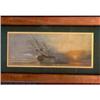 Image 1 : Print 3 Masted Scooner @ Sunset-Framed #1186138
