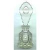 Image 1 : Perfume Glass Heavy Beaded Eye/Oval Stoppered #1186147