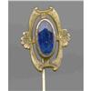 Image 1 : StickPin Blue Facated Stone Scarf Pin  #1186149