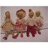 Image 1 : Doll Wood Made in Poland Four Doll Group #1186205