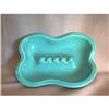 Image 1 : Turquoise Color Retro Ashtrays Set of Two #1186363