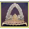 Image 1 : OLD BRASS CHANUKAH MENORAH HANDMADE ISRAEL #1186480