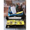 Image 1 : Toolbox w/ Contents & Bin of Hand Tools & Hardware