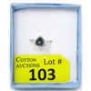 Image 1 : 1.1 CT Blue Mystic Topaz & Diamond Ring
