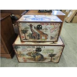 2 Safari Themed Trunks - Clean