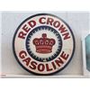 Image 1 : 42" Metal Red Crown Gasoline Sign