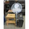 Image 1 : Floor Fan, Step Stool & Storage Case