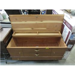 Cedar Lined Hope Chest with Bottom Drawer