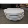 Image 1 : Large White Laminate 3 Surface Coffee Table