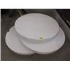 Image 2 : Large White Laminate 3 Surface Coffee Table