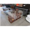 Image 1 : 5 Foot x 5 Foot Glass Top Dining Table