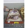 Image 1 : Tray of Amethyst Crystal Formations