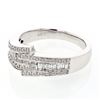Image 1 : 0.47 CTW Diamond Ring 18K White Gold - REF-75R7K