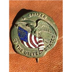 Antique Citizenship Pin