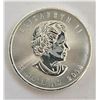 Image 1 : Canadian Maple Leaf 5 Dollar 1  Ounce Silver