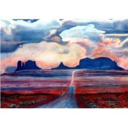 The Road to Monument Valley